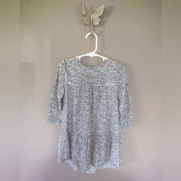 Girls Prairie Floral Cottage Dress